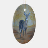 Fall Whitetail Deer Art Ornament (Rechts)