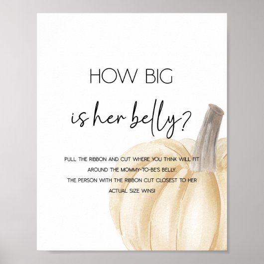 Fall wie groß ist ihr Bauchjungen-Duschgel-Spielpl Poster (Vorne)