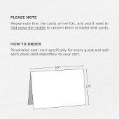 Fall Wildblume Garden Boho Hochzeit Platzkarte Tischnummer