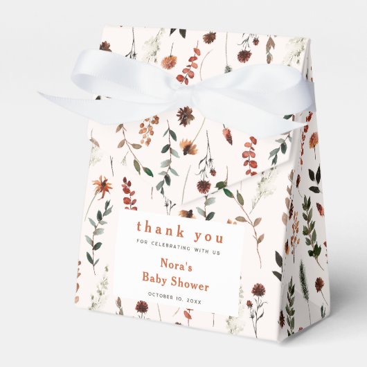 Fall-Wildblume Geschenkschachtel (Vorderseite)