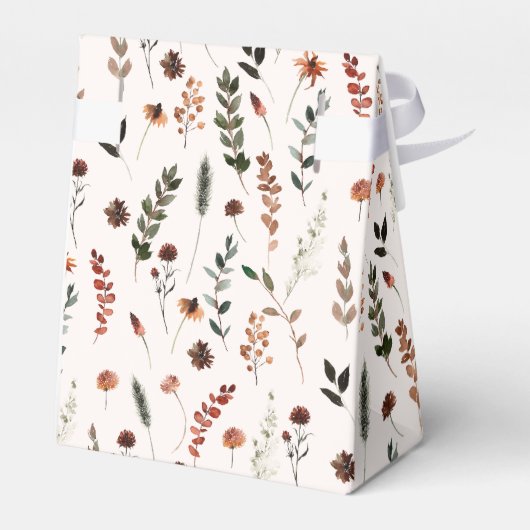 Fall-Wildblume Geschenkschachtel (Rückseite)