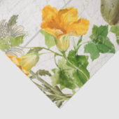 Fall Wildblume Pumpkins Rustikale Holzdekoupage Seidenpapier (Ausschnitt)