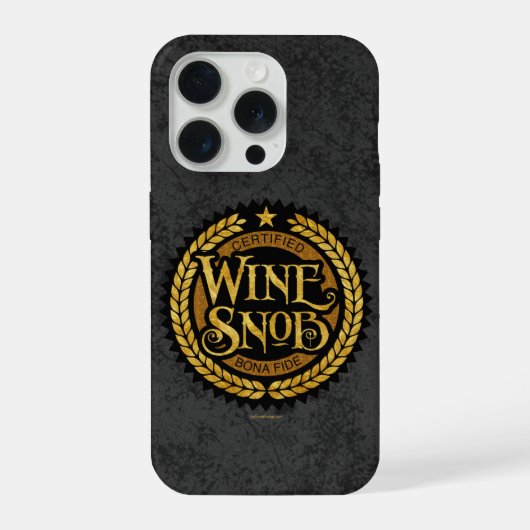 Fall "Wine Snob Case-Mate iPhone" iPhone Hülle (Rückseite)