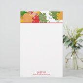Fall Wirbel Briefpapier (Stehend Vorderseite)