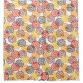 Fall Wirbel Duschvorhang (Vorderseite)