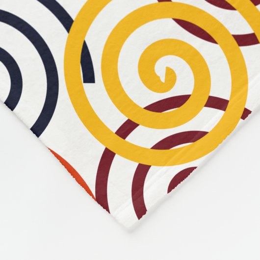 Fall Wirbel Fleecedecke (Ecke)