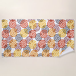 Fall Wirbel Strandtuch