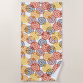 Fall Wirbel Strandtuch (Vorderseite)