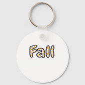 Fall with Pumpkin Background Autumn Season Printab Schlüsselanhänger (Vorderseite)