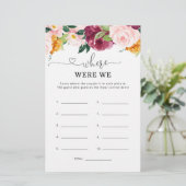 Fall Wo waren wir Brautparty (Stehend Vorderseite)