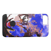 Fall Wolf & Vollmond iPhone 7 Case-Mate iPhone Hülle (Rückseite (Horizontal))