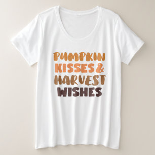 Fall Womens Plus Size Tshirt