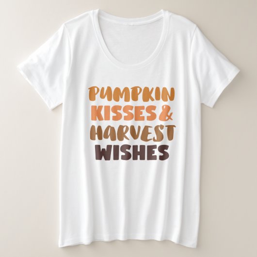 Fall Womens Plus Size Tshirt (Design vorne)
