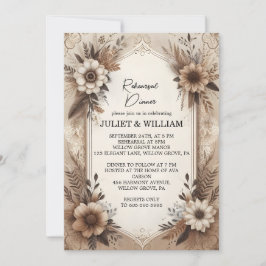 Fall Wood Paperie Gerecycelt Paper Probe Dinner Einladung