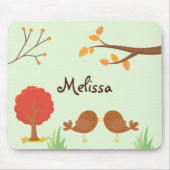 Fall Woodland Animal Delight Mousepad (Vorne)