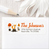 Fall Woodland Animal Return-Address-Label (Insitu)