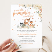 Fall Woodland Animals Baby Dusche Einladung