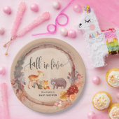 Fall Woodland Animals Baby Dusche Gefallen Pappteller (Party)