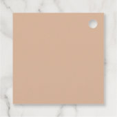 Fall Woodland Animals Kinderdusche Danke Geschenkanhänger (Rückseite)