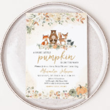 Fall Woodland Babydusche