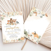 Fall Woodland Babydusche Einladung