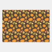 Fall Woodland Blätter Pumpkin Erntedank (Vorderseite 3)