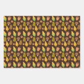 Fall Woodland Blätter Pumpkin Erntedank (Vorderseite)