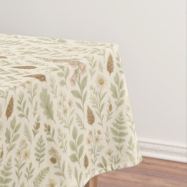 Fall Woodland Botanisches Muster | Herbstträume Tischdecke