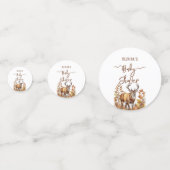 Fall Woodland Deer Baby Showballon Konfetti (Vorderseiten)