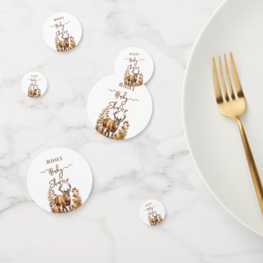 Fall Woodland Deer Baby Showballon Konfetti (Gruppe)
