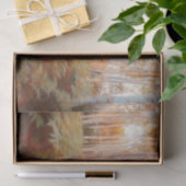Fall Woodland Fern Forest Birch Trees Art Seidenpapier (Geschenk)