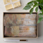 Fall Woodland Fern Forest Birch Trees Art Seidenpapier (Geschenk)