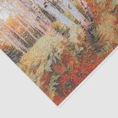 Fall Woodland Fern Forest Birch Trees Seidenpapier (Ausschnitt)