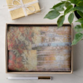 Fall Woodland Fern Forest Birch Trees Seidenpapier (Geschenk)