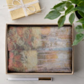 Fall Woodland Fern Forest Birch Trees Seidenpapier (Geschenk)