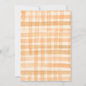 Fall Woodland Tiere Rustic Owl Baby Dusche Einladung (Rückseite)