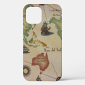 Fall World Map Pacific Case-Mate iPhone Hülle (Rückseite)