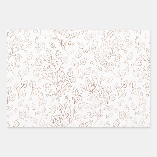 Fall Wrapping Paper-Set 3 Blätter (Vorderseite 3)