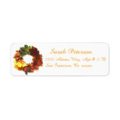 Fall Wreath Address Labels (Vorne)