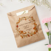 Fall Wreath Bittersweet Rustic Elegante Hochzeit Geschenktütchen (Versiegelt)