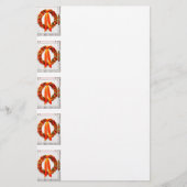 Fall Wreath Briefpapier (Vorderseite)