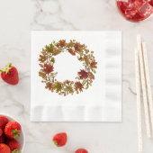 Fall Wreath Cocktail Paper Napkin Serviette (Beispiel)