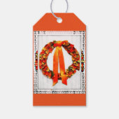 Fall Wreath Geschenkanhänger (Vorderseite)
