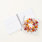 Fall Wreath-Notebook Notizblock (Innenseite)