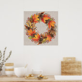 Fall Wreath Poster (Küche)