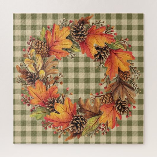 Fall Wreath Puzzle (Vertikal)
