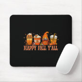 Fall Y'all Gnome Halloween Mousepad (Mit Mouse)