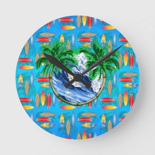 Fall zehn runde wanduhr (Vorderseite)