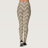 Fall Zickzack Pattern Leggings (Rückseite)