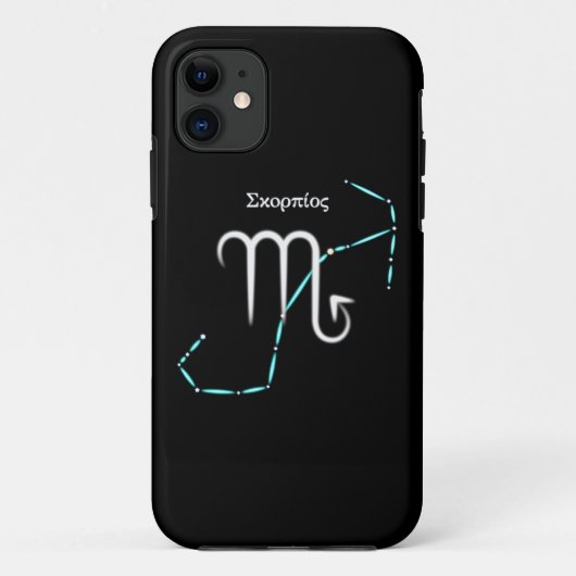 Fall "Zodiac Constellation Scorpio Case-Mate iPhon iPhone Hülle (Rückseite)